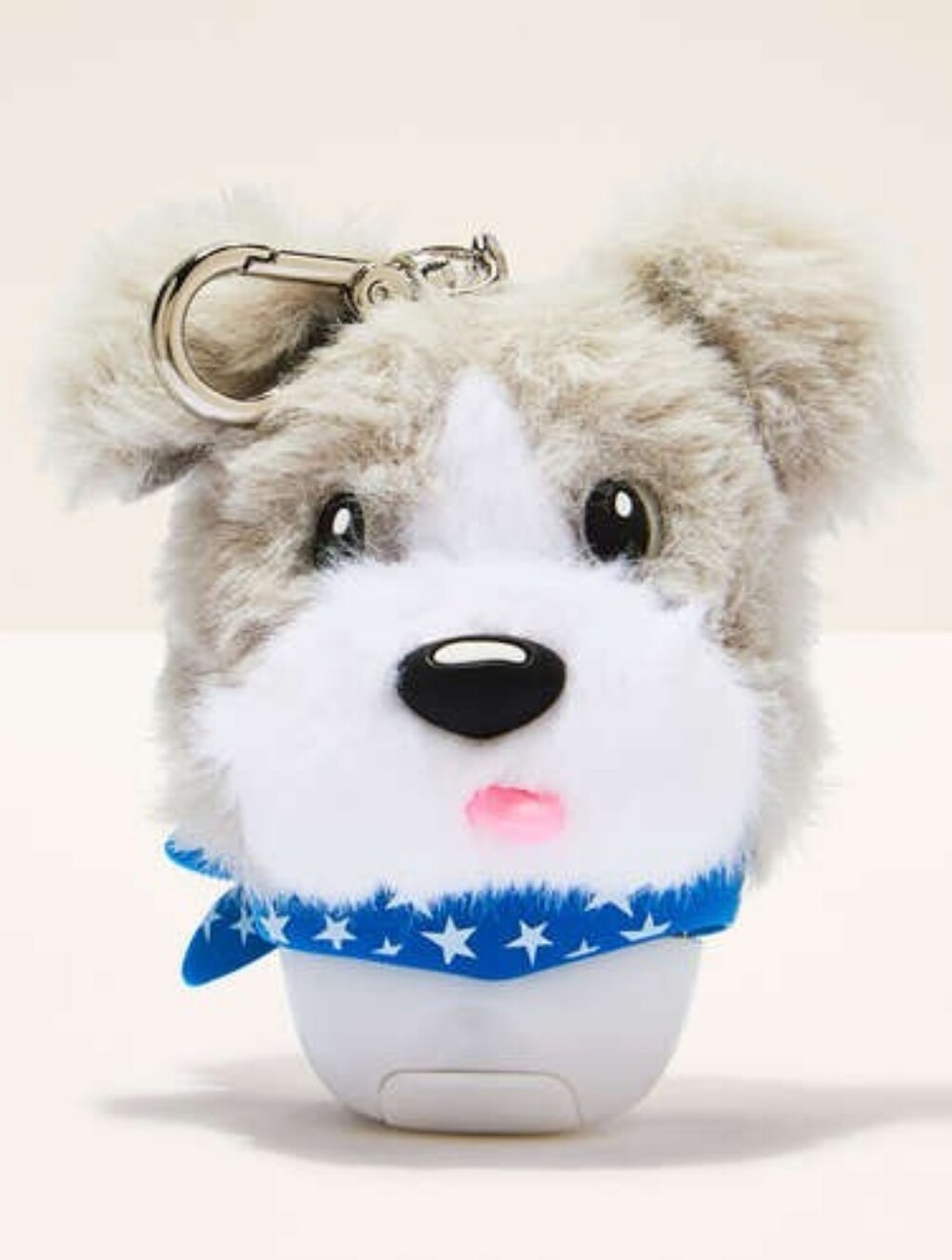 Bath & Body Works Plush Dog Key & Hand Sanitizer Holder
